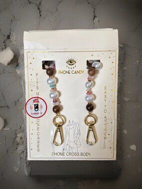 Phone Candy Beaded Crossbody Phone Holder - NIB